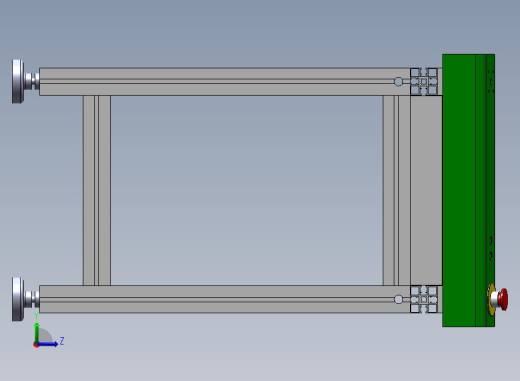 0.5米接驳台（SMT生产线之间的连接）左视缩略图
