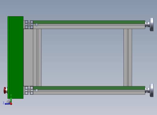 0.5米接驳台（SMT生产线之间的连接）右视缩略图
