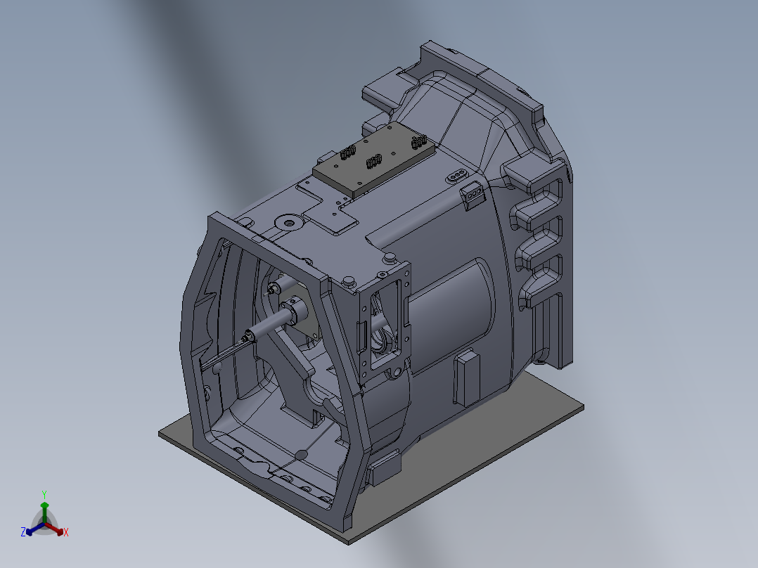 一拖手动封堵夹具正等轴测图