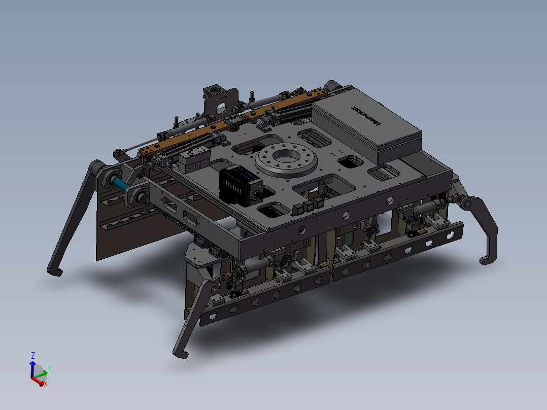 机械夹爪机器人手爪sw12