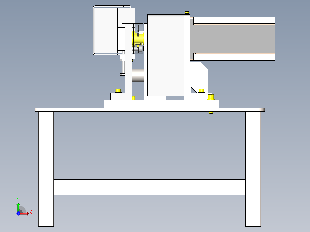 小型机械手夹具sw18前视图