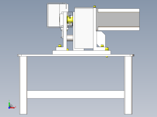小型机械手夹具sw18前视缩略图