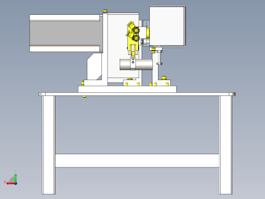 小型机械手夹具sw18后视缩略图