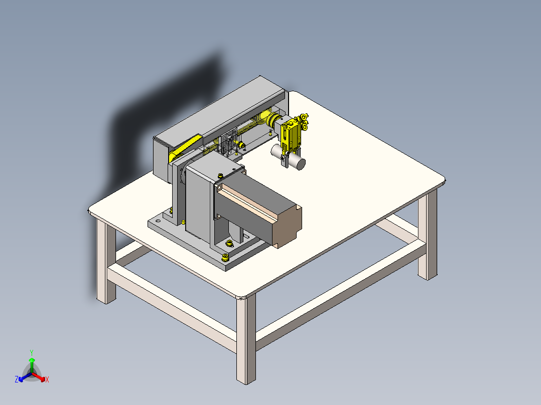 小型机械手夹具sw18正等轴测图