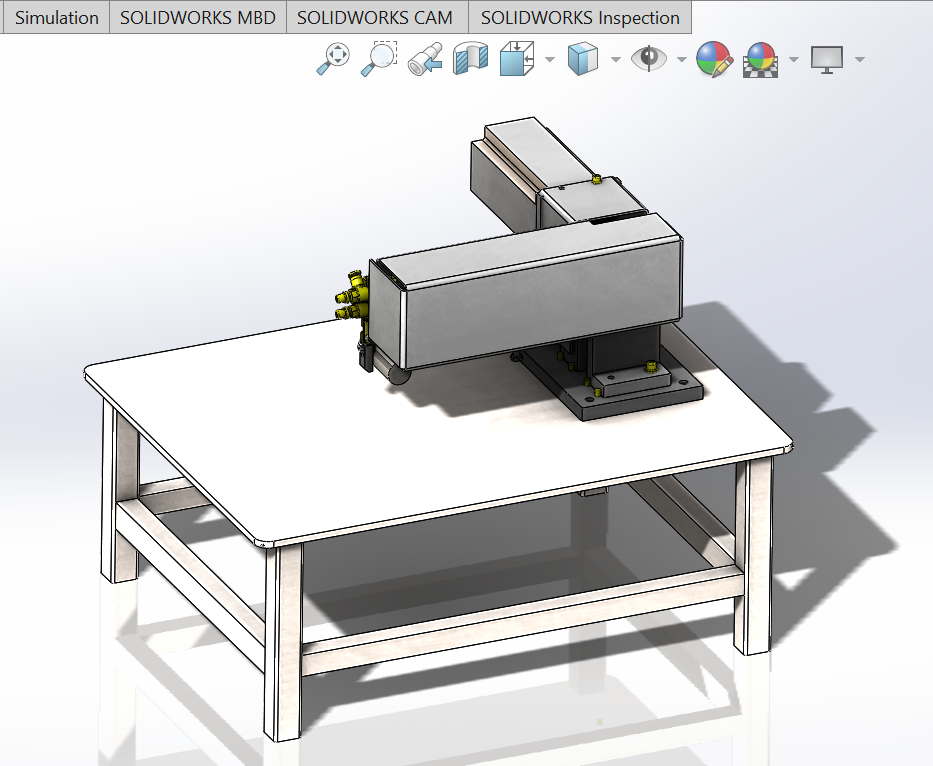 小型机械手夹具sw18