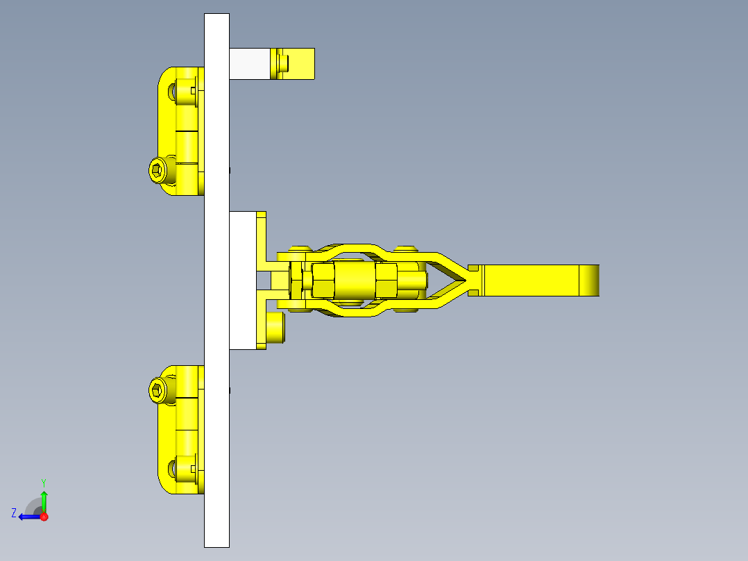 简易密封门右视图
