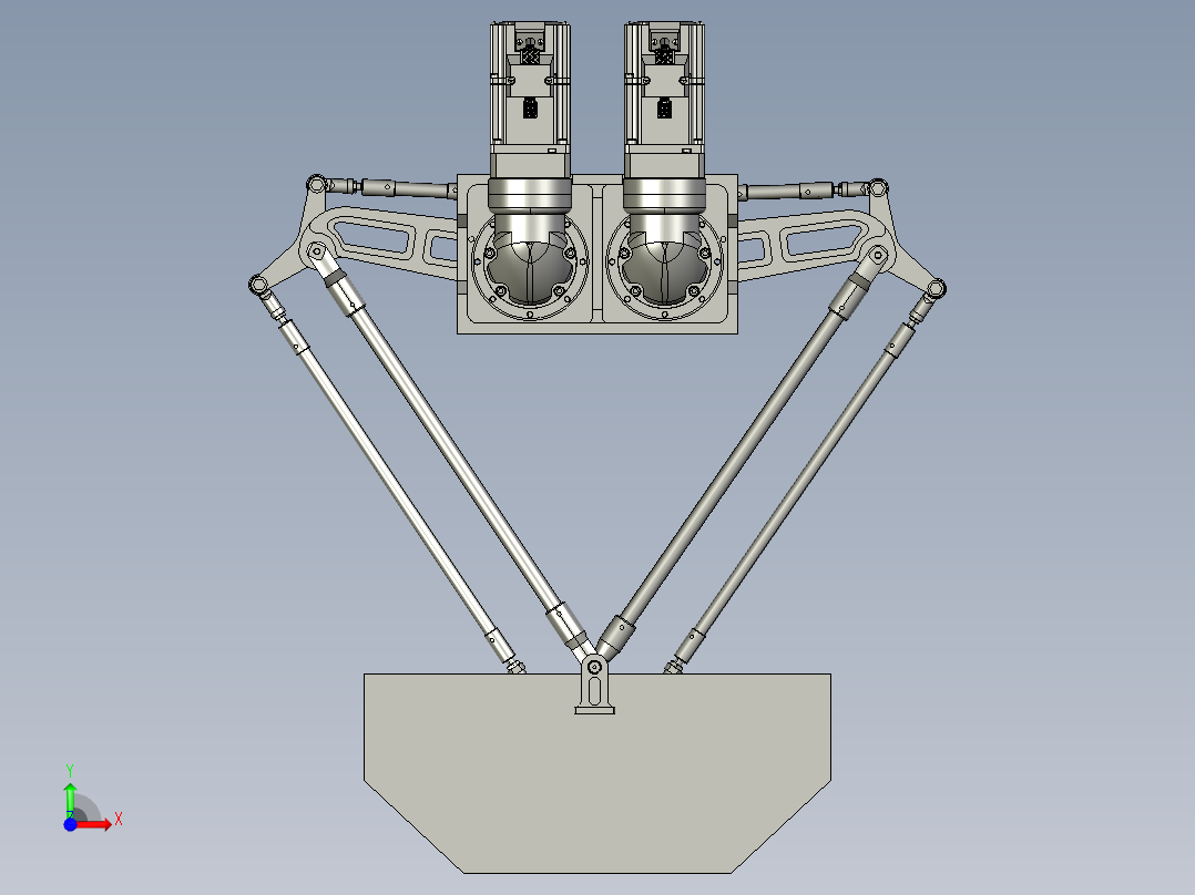 并联机器人D2-350前视图