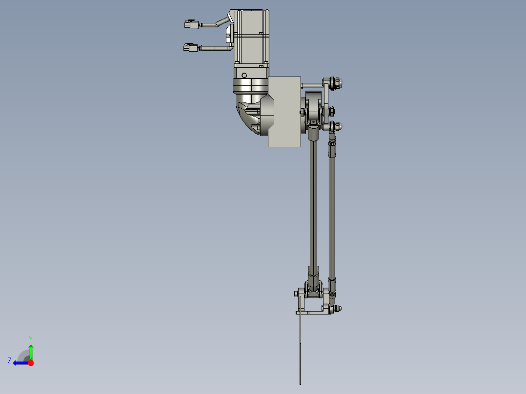 并联机器人D2-350右视图