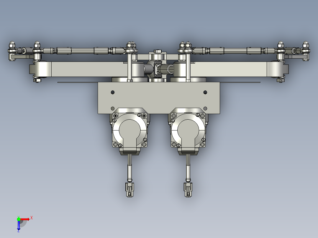 并联机器人D2-350俯视图