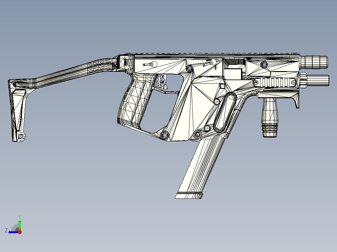 KRISS Super冲锋枪右视图