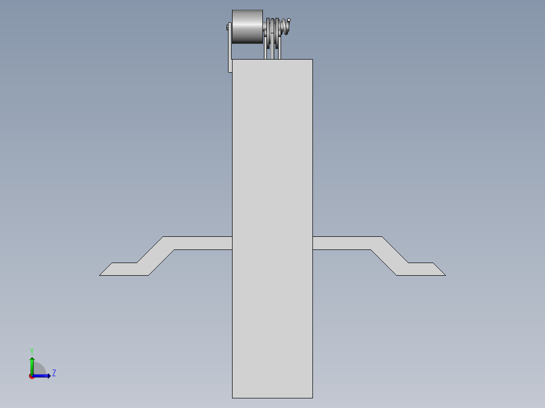 龙门架式汽车检测设备左视图