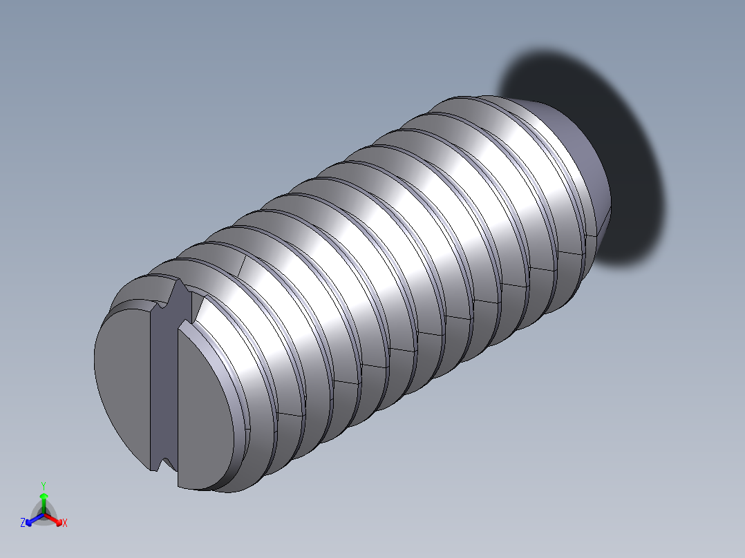 定位珠(塑膠本體)2204-3D多系列多零件图纸模型正等轴测图