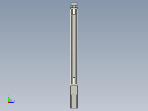 12VZ电动缸-VZ6D-S500-BC左视缩略图