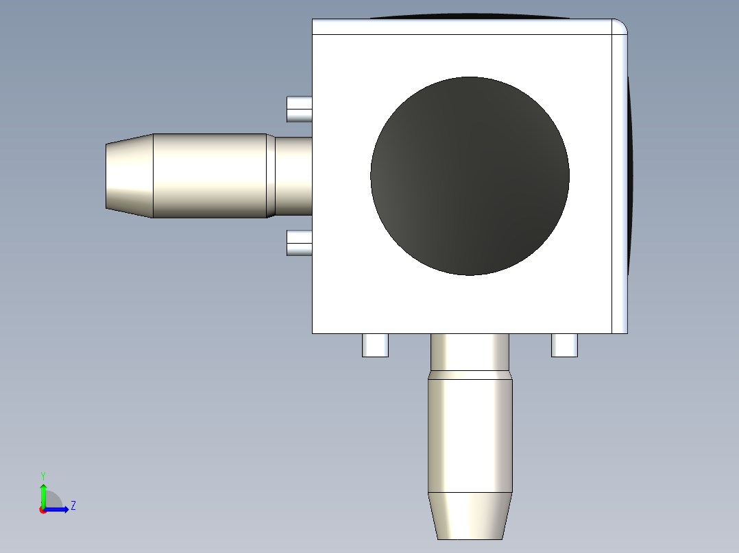 型材-BR 3D 40X40 CUBIC CONNECTOR 3842549868左视图