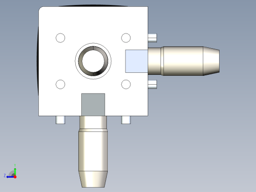 型材-BR 3D 40X40 CUBIC CONNECTOR 3842549868右视缩略图