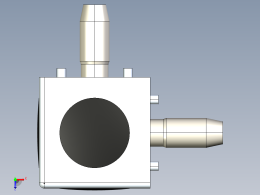 型材-BR 3D 40X40 CUBIC CONNECTOR 3842549868俯视缩略图
