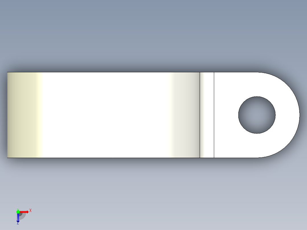 HP 系列 P 夹-H14P-NA俯视图