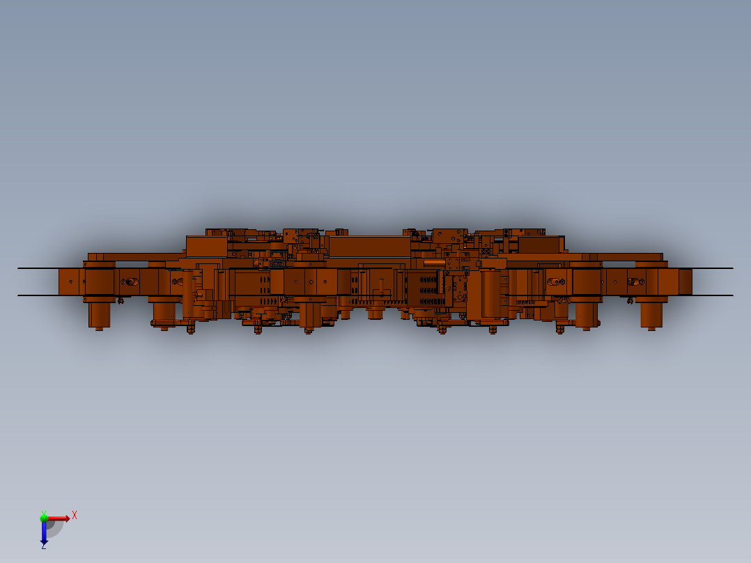 太空飞行器俯视图
