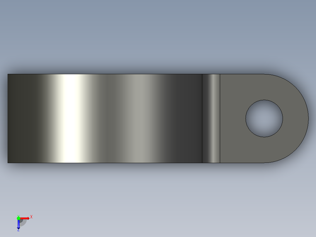 HP 系列 P 夹-H11P-BK俯视图