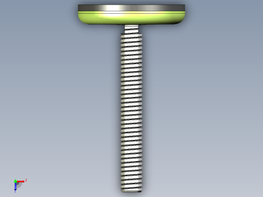 不銹鋼水平調整腳座547-3D多系列多零件图纸模型俯视缩略图