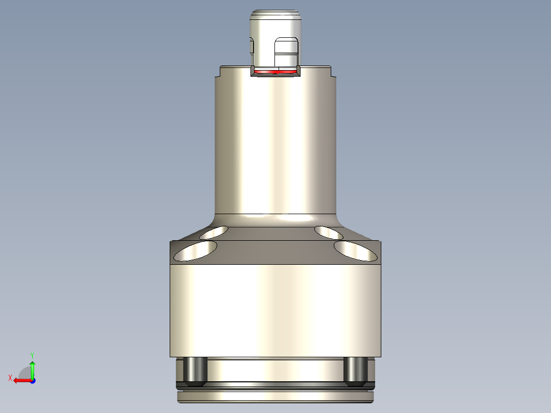 KOSMEKSFA2000-M1N-110-H60多系列多零件图纸模型多系列多零件图纸模型后视图