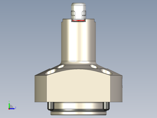 KOSMEKSFA2000-M1N-110-H60多系列多零件图纸模型多系列多零件图纸模型左视缩略图