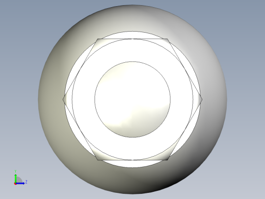 端桿軸承10.(B)-3D多系列多零件图纸模型左视缩略图