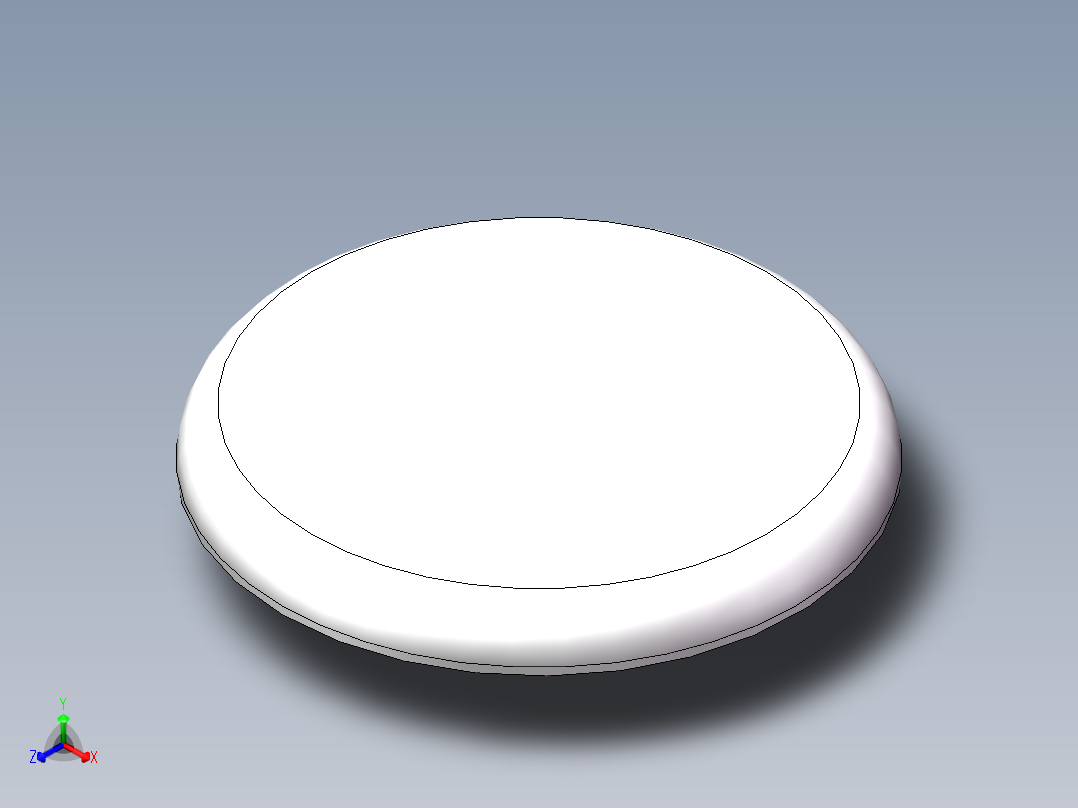 THA碟形封头DN2700正等轴测图