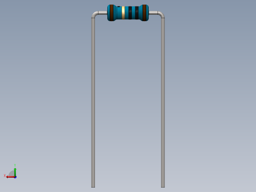 电容器 二极管 电阻器-Resistor 10 Ohm Blue后视缩略图