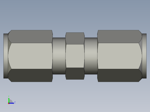 卡套式工业通用硬管接头6_hbu-s左视缩略图