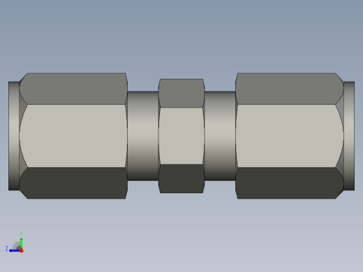 卡套式工业通用硬管接头6_hbu-s右视缩略图
