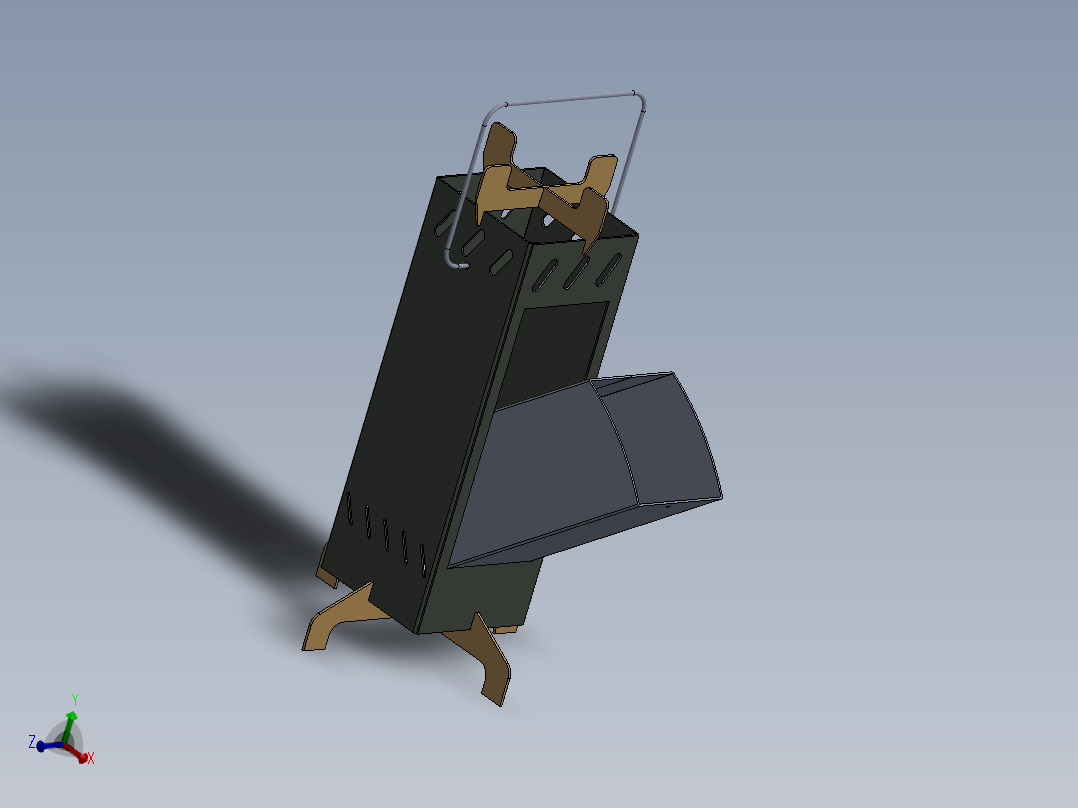 组装式钣金炉子燃木炉