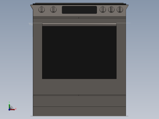 燃气灶具前视缩略图