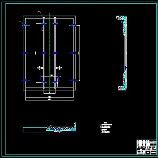 轻型冷藏车车厢CAD图纸（带说明书） 机械参考资料设计素材缩略图
