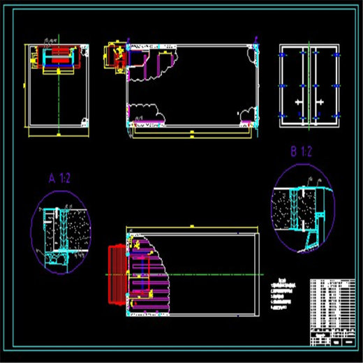 轻型冷藏车车厢CAD图纸（带说明书） 机械参考资料设计素材缩略图