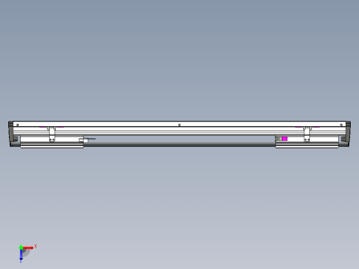 威洛博VL系列直线电机模组-2VL17E3-S600俯视缩略图