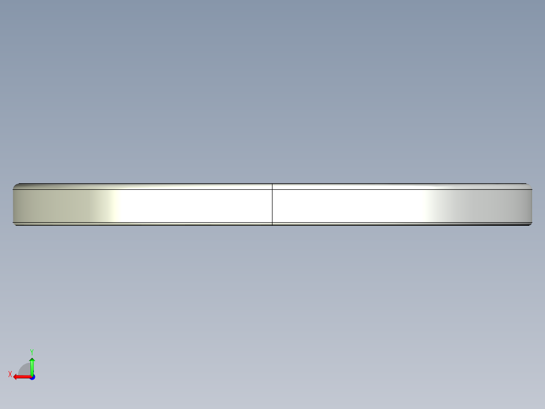 紧固件-STEP 0.3125 Flat Washer后视图
