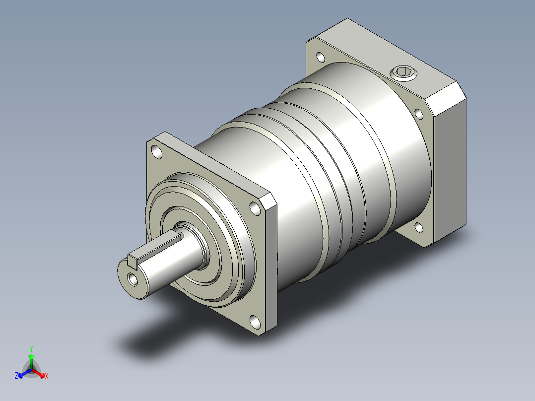 多摩川行星减速机TB-060-L2-14BK14主视图