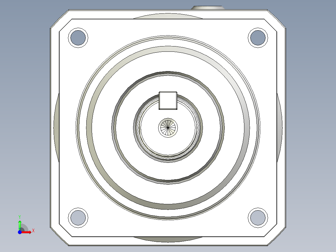 多摩川行星减速机TB-060-L2-14BK14前视图