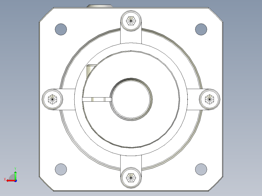 多摩川行星减速机TB-060-L2-14BK14后视图