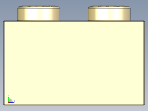 乐高套装 4421基本积木-4114306 - 3003 Brick Yellow - Tan Brick 2 x 2.STEP左视缩略图