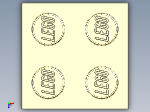 乐高套装 4421基本积木-4114306 - 3003 Brick Yellow - Tan Brick 2 x 2.STEP俯视缩略图