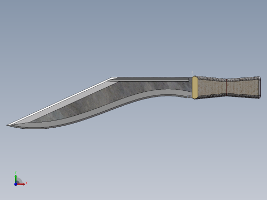 尼泊尔刀前视缩略图