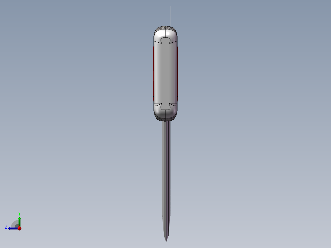 尼泊尔刀右视图