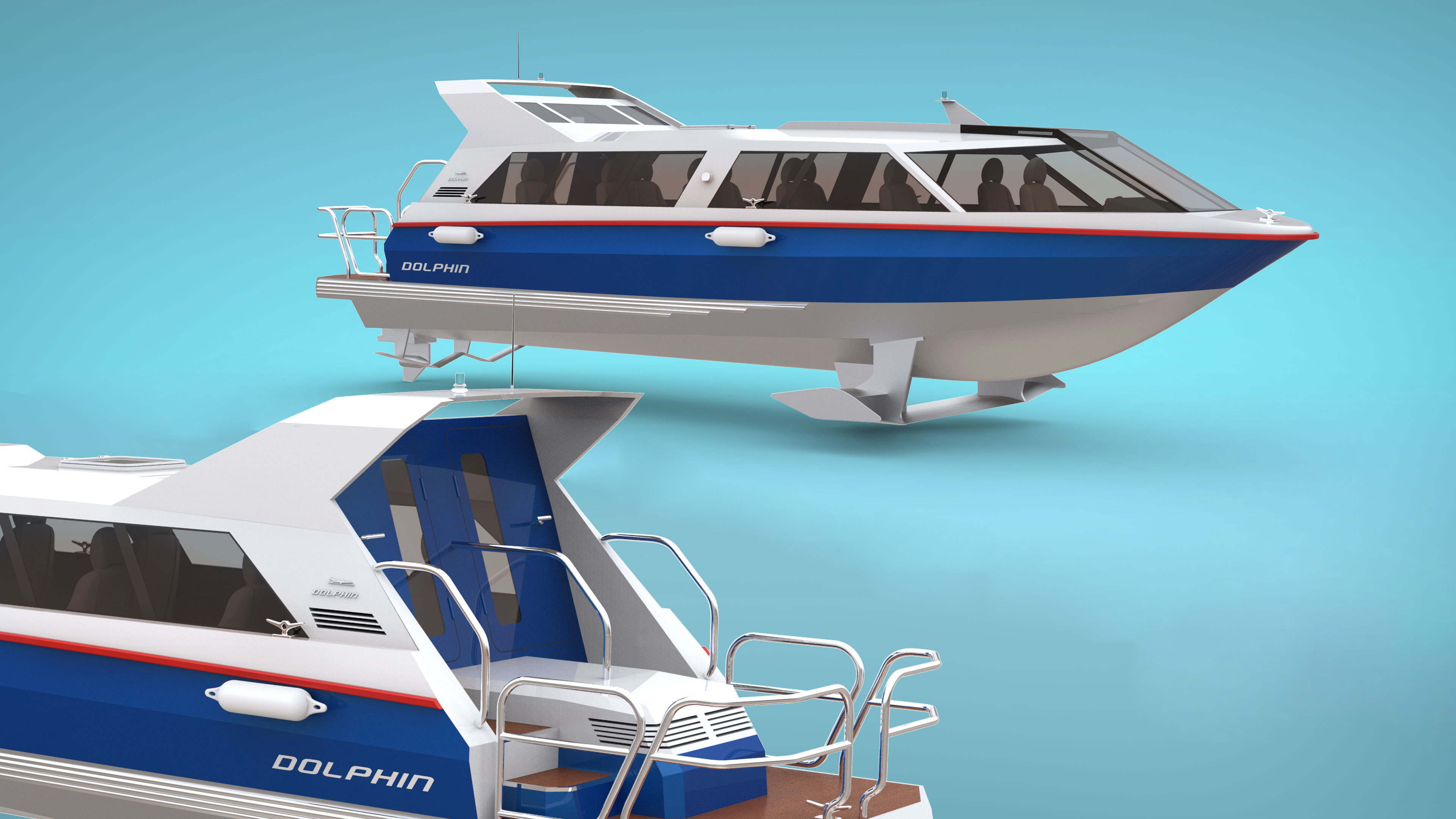 Dolphin Seabus游艇模型