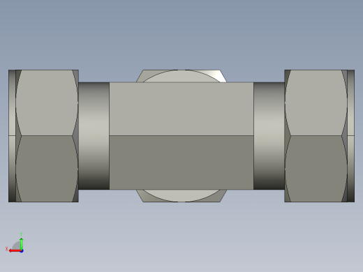 卡套式工业通用硬管接头20_jbu-s后视缩略图