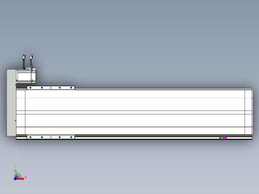 VF丝杆传动-一般环境VF27-Lxx-C-S950-BR-ZP75-D3前视缩略图