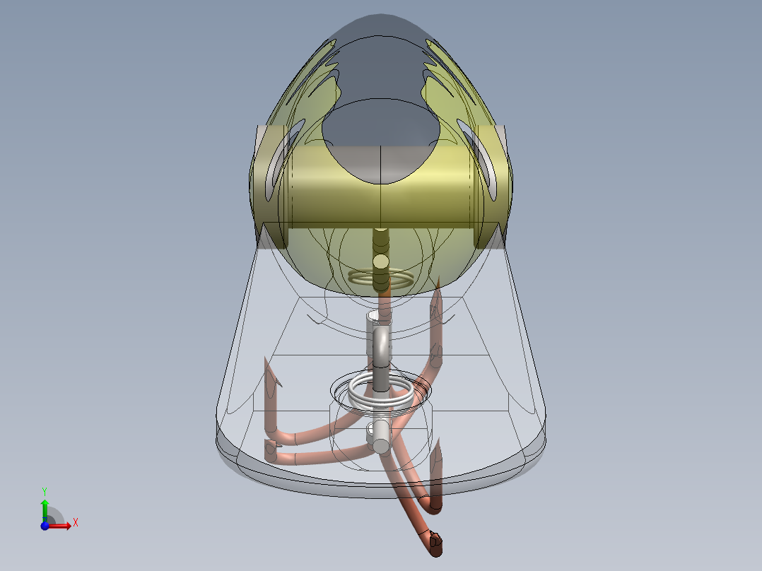 路亚假鱼饵前视图
