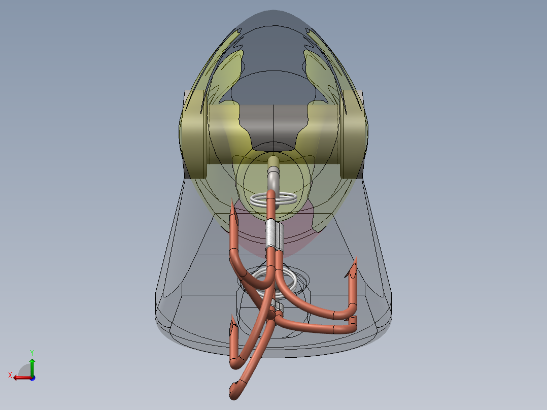 路亚假鱼饵后视图