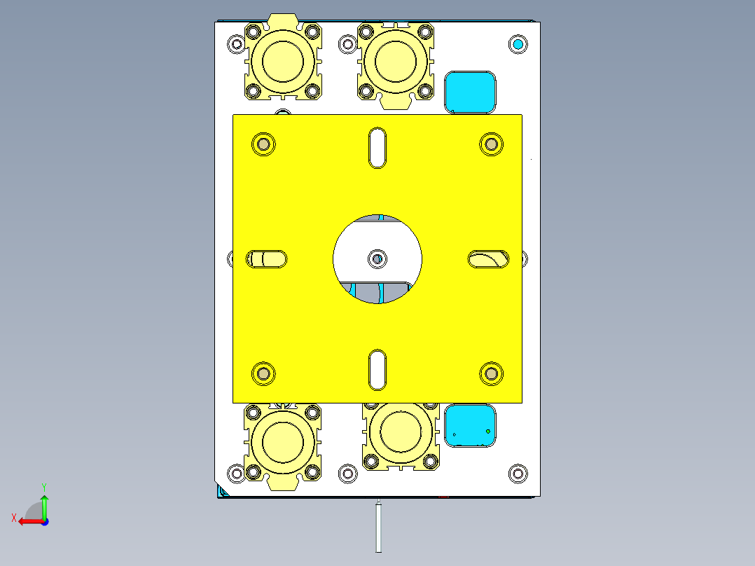 CS19-C-CNC7笔记本CNC工装夹具三维模型-180927后视图